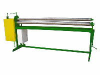 Вальцы электромеханические трехвалковые с ручным прижимом, консольным верхним валом ВЭРК