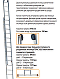 Раздвижная лестница TOPIC 1035 с верхними ходовыми роликами, фото 2
