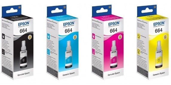 Чернила EPSON 664 yellow