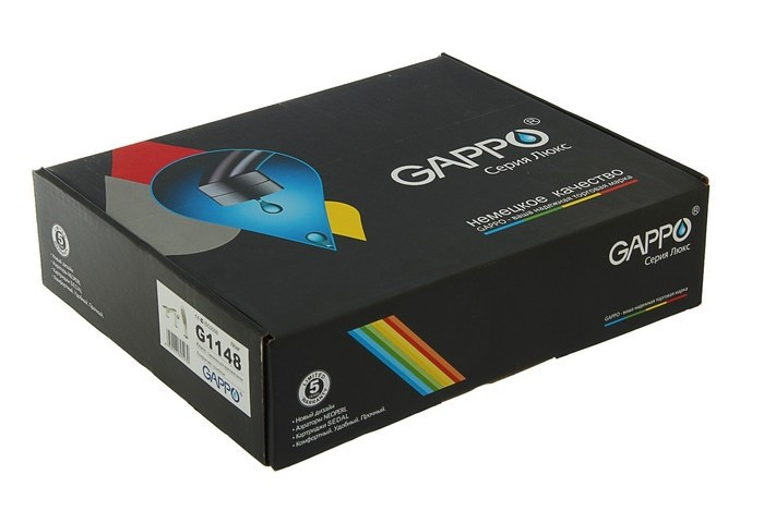 Смеситель для раковины Gappo хром G1050-8 - фото 2 - id-p64326039
