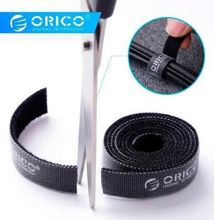 Стяжка-липучка для организации проводов ORICO [1 метр] (Черный), фото 1