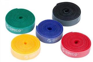 Стяжка-липучка для организации проводов ORICO [1 метр] (Красный), фото 3