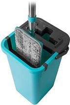 Комплект для уборки Magic Flat Mop & Bucket: швабра, ведро с отжимом, фото 2