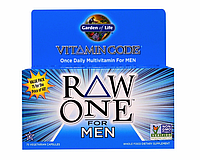 Garden of Life, Vitamin Code, Raw One, мультивитаминная добавка из сырых ингредиентов для мужчин