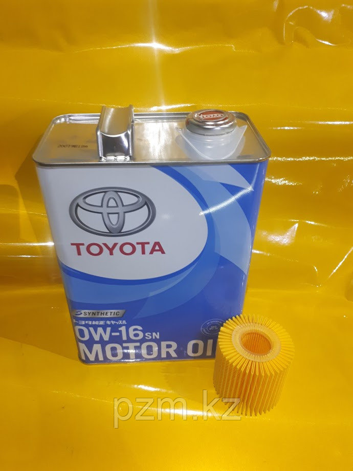 Синтетическое Моторное масло Toyota Motor OIL 0W16 4л 08880-11005