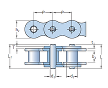 PHC 16B-3X5MTR   Цепь SKF