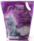 Lucky Cat Лаки Кэт 7,6л (3.4кг) Лаванда Силикагелевый наполнитель для кошачьего туалета