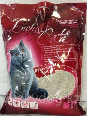 Lucky Cat 10л с ароматом Лаванды Лаки Кэт комкующийся наполнитель для кошачьего туалета, 8кг - фото 2 - id-p51229840