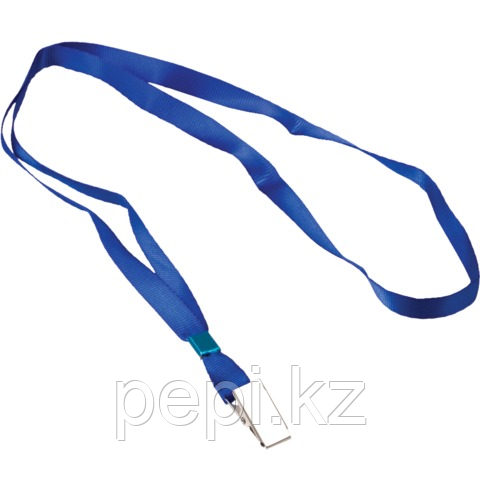 Веревочка для бейджека (узкие) синий - фото 1 - id-p64473339