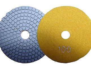 Круг алмазный полировальный, гибкий P100, 100мм TOTAL TOOLS