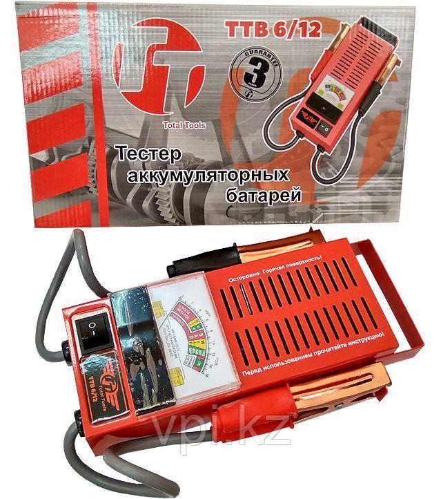 Тестер аккумуляторных батарей 6/12TOTAL TOOLS
