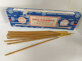 АРОМАТИЧЕСКИЕ ПАЛОЧКИ, НАТУРАЛЬНЫЕ БЛАГОВОНИЯ, НАГ ЧАМПА, САТЬЯ САИ БАБА, NAG CAMPA, 15 Г.