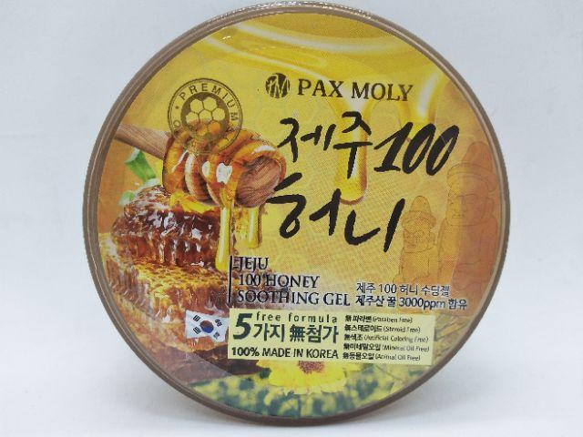 Гель для лица и тела Pax Moly Jeju 100 Honey Soothing Gel 300g. (Мед)