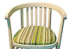 Кресло деревянное венское с мягким сидением "Алекс Люкс" (КМФ 250-01-2), краситель 327, фото 2