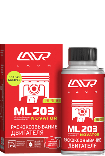 LN 2506 Раскоксовывание двигателя ML203 NOVATOR, 190 мл - фото 1 - id-p64496425