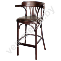 Кресло деревянное высокое с мягким сидением Apollo Lux (КМФ 305-01-2)