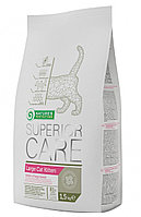 Сухой корм для котят крупных пород Nature’s Protection Superior Care Large Cat Kitten 4771317452733 1,5 кг Сухой корм для котят крупных пород Nature’s Protection Superior Care Large Cat Kitten