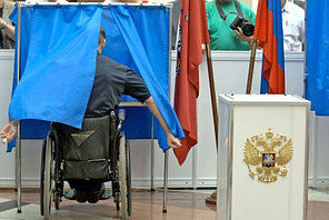 Кабина для голосования односекционная для инвалидов