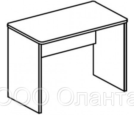 Тумба-стол универсальный для детского сада (800х400х620) арт. СТМ6
