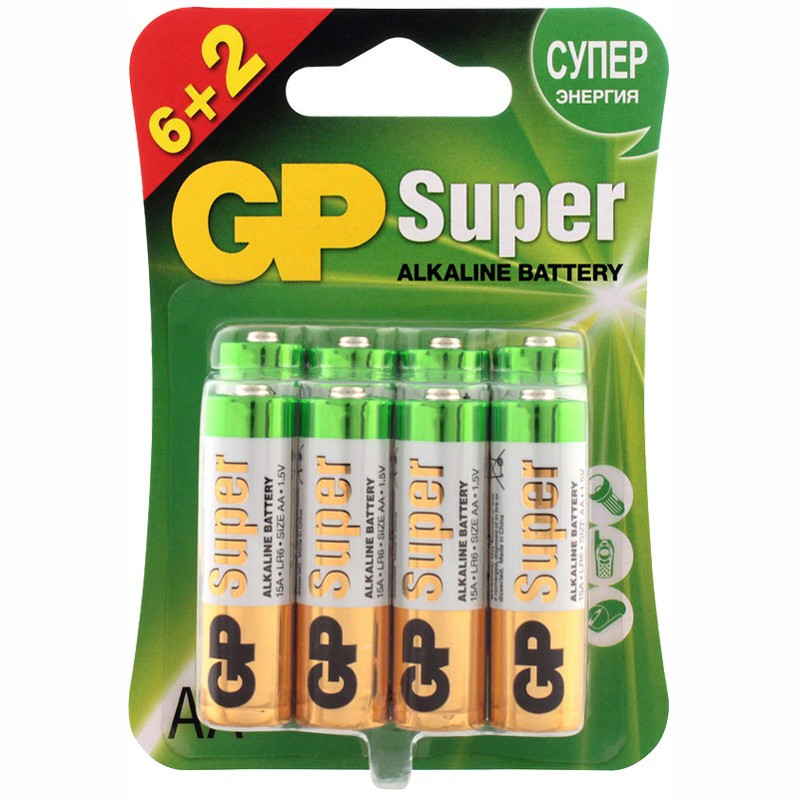 Батарейка GP Super alkaline AA,щелочная