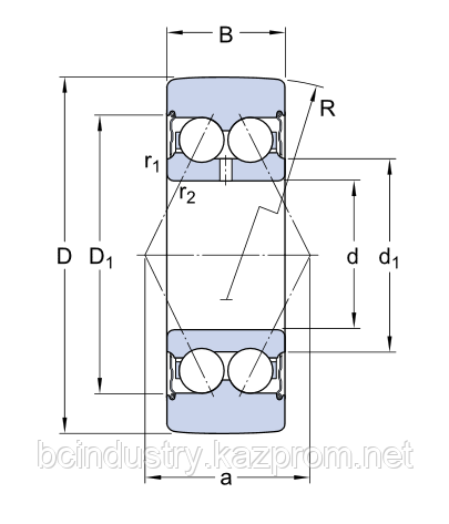 305801 C-2Z   подшипник  SKF