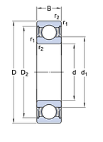 6203-2RS-C3 подшипник SKF