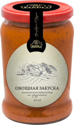 ОСТРАЯ ЗАКУСКА ИЗ БОЛГАРСКОГО ПЕРЦА ПО-ГРУЗИНСКИ