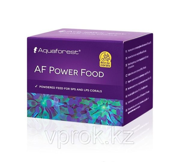 AQUAFOREST AF POWER FOOD 20 Г КОРМ ДЛЯ ЖЕСТКИХ КОРАЛЛОВ - фото 1 - id-p63490007