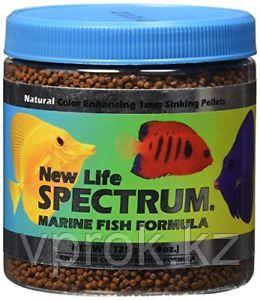 New Life Spectrum Marine Fish Formula 1mm Sinking Pellet Fish Food (Natural Color Enhancing) 250 гр