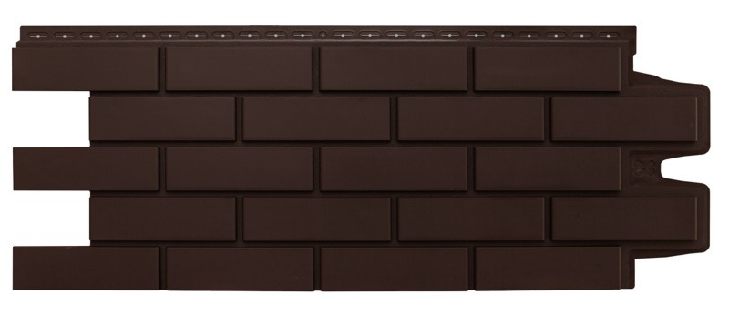 Фасадная панель Grand Line коллекция "клинкерный кирпич", цвет коричневый