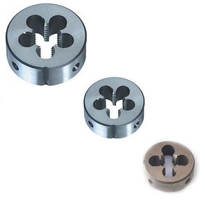 Плашки круглые левые (LH) 9ХС М20х1,5 LH