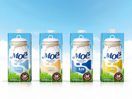 Молоко «Моё» 3,2% 1 л - фото 1 - id-p64513053