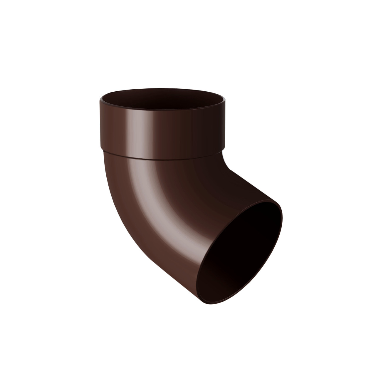 Rainway колено трубы одномуфтовое 67°, цвет коричневый