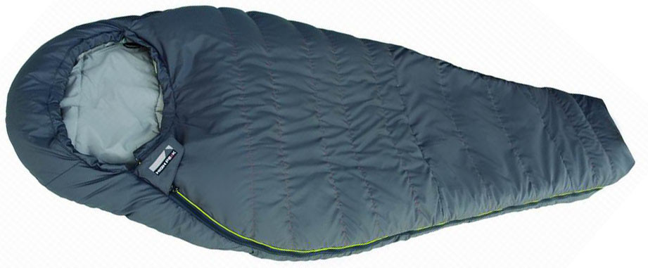 Спальный мешок трекинговый, кемпинговый High Peak SYNERGY 1100S, Форм-фактор: Кокон, Мест: 1, t°(комфорта): +8
