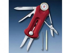 Мультитул для гольфа Victorinox GolfTool, Кол-во функций: 10 в 1, Цвет: Красный, (0.7052)