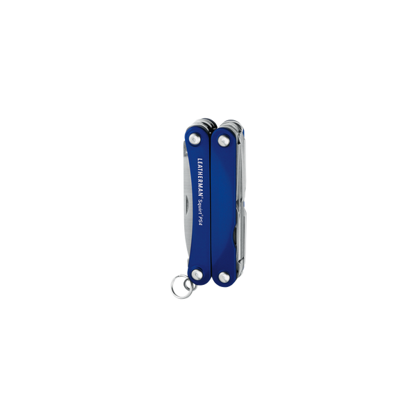 Мультитул брелок Leatherman Squirt PS4, Кол-во функций: 9 в 1, Цвет: Синий, (PS4)