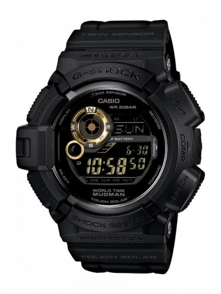 Часы электронные наручные мужские Casio G-SHOCK G-9300GB-1DR , Механизм: Кварц, Браслет: Ремешок из полимерног