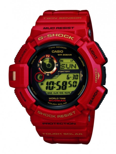 Часы электронные наручные мужские Casio G-SHOCK G-9330A-4DR, Механизм: Кварц, Браслет: Ремешок из полимерного
