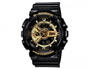 Часы электронные наручные мужские Casio G-SHOCK GA-110GB-1ADR, Механизм: Кварц, Браслет: Ремешок из полимерног