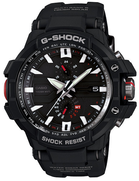 Часы электронные наручные мужские Casio G-SHOCK GW-A1000-1ADR, Механизм: Кварц, Браслет: Ремешок из полимерног