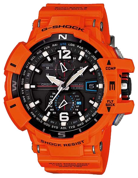 Часы электронные наручные мужские Casio G-SHOCK GW-A1100R-4ADR , Механизм: Кварц, Браслет: Каучук, Застежка кл