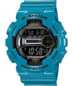 Часы электронные наручные мужские Casio G-SHOCK GD-110-2DR, Механизм: Кварц, Браслет: Ремешок из полимерного м