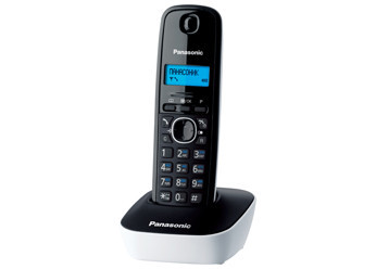 Радиотелефон DECT Panasonic KX-TG1611 CAH, 50 контактов, АОН: Есть, Ресурс: 550 мАч, время зарядки - до 7 ч, Р