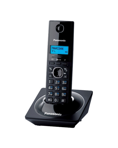 Радиотелефон DECT Panasonic KX-TG1711 CAB, 50 контактов, АОН: Есть, Ресурс: 550 мАч, время зарядки - до 6 ч, Ц