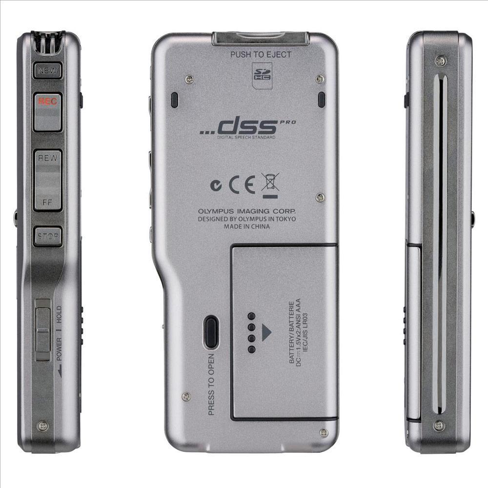 Диктофон Olympus DS-2500, 2 Gb, Время записи: До 303 часов, Матричный, Серый, (V741030BU000)