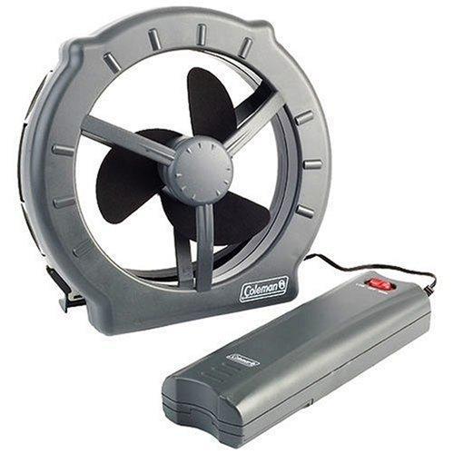 Вентилятор Coleman Zephyr Window Fan, Режимы: 2 скоростных режима, Цвет: Серый, Упаковка: Розничная, (2000016