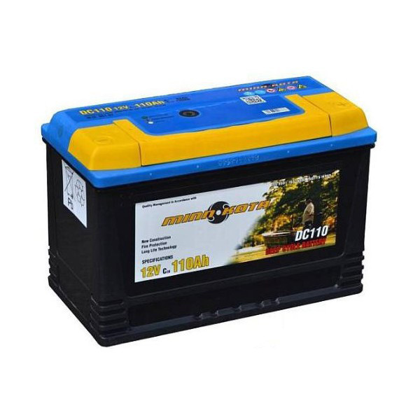 Аккумулятор необслуживаемый Minn Kota MK-SCS110 (12V 110 Ah), Емкость аккумулятора: 110 Ah