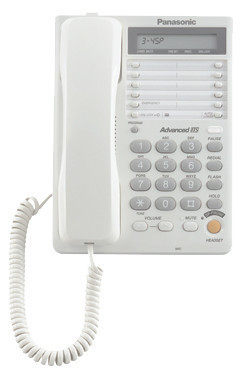 Телефон проводной стационарный Panasonic KX-TS2365 CAW, Цвет: Белый , Упаковка: Розничная