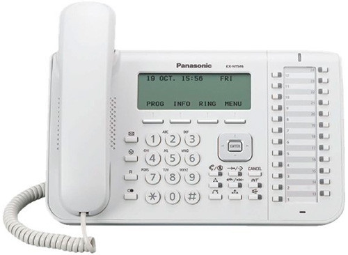 Системный телефон iP Panasonic KX-NT546 RU, Цвет: Белый