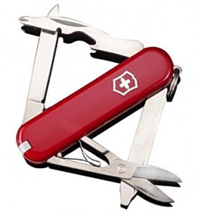 Нож складной карманный Victorinox Rambler, Функционал: Туризм, Кол-во функций: 10 в 1, Цвет: Красный, (0.6363)